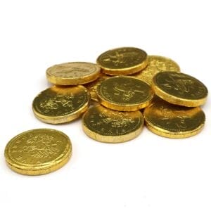 Gold Milk Chocolate Coins 250g