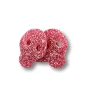 Vegan Fizzy Red Skulls 250g